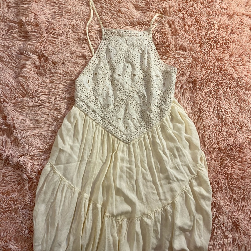 American Eagle Halter Top Flowy Sundress